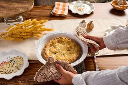 The Porch Mud Pie Pie Plate & Server Set