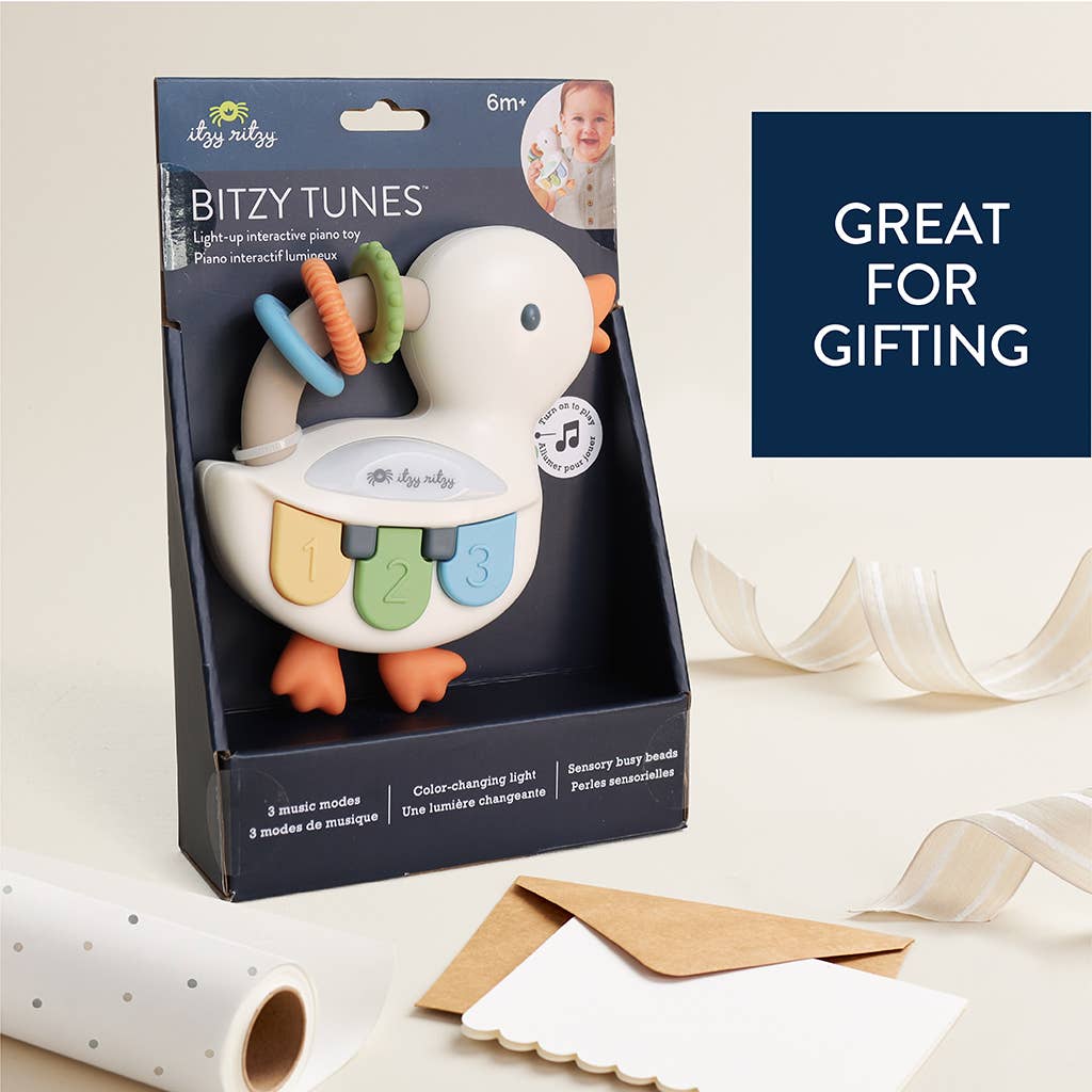 *The Porch NEW* Bitzy Tunes™ Goose - Light-up Interactive Piano Toy