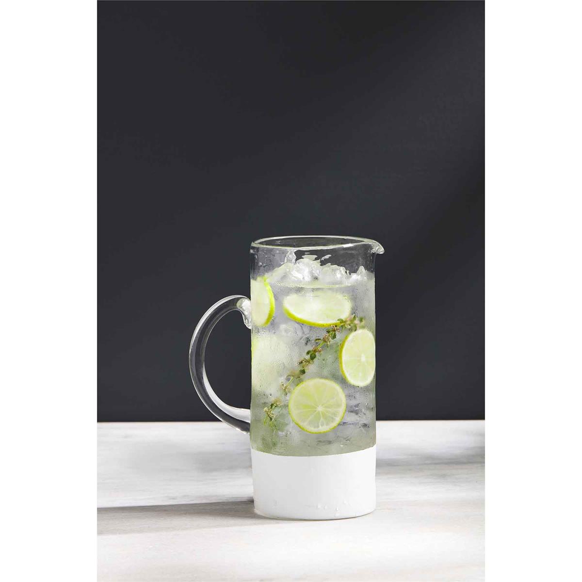 The Porch Mud Pie Two-Tone Glass Pitcher
