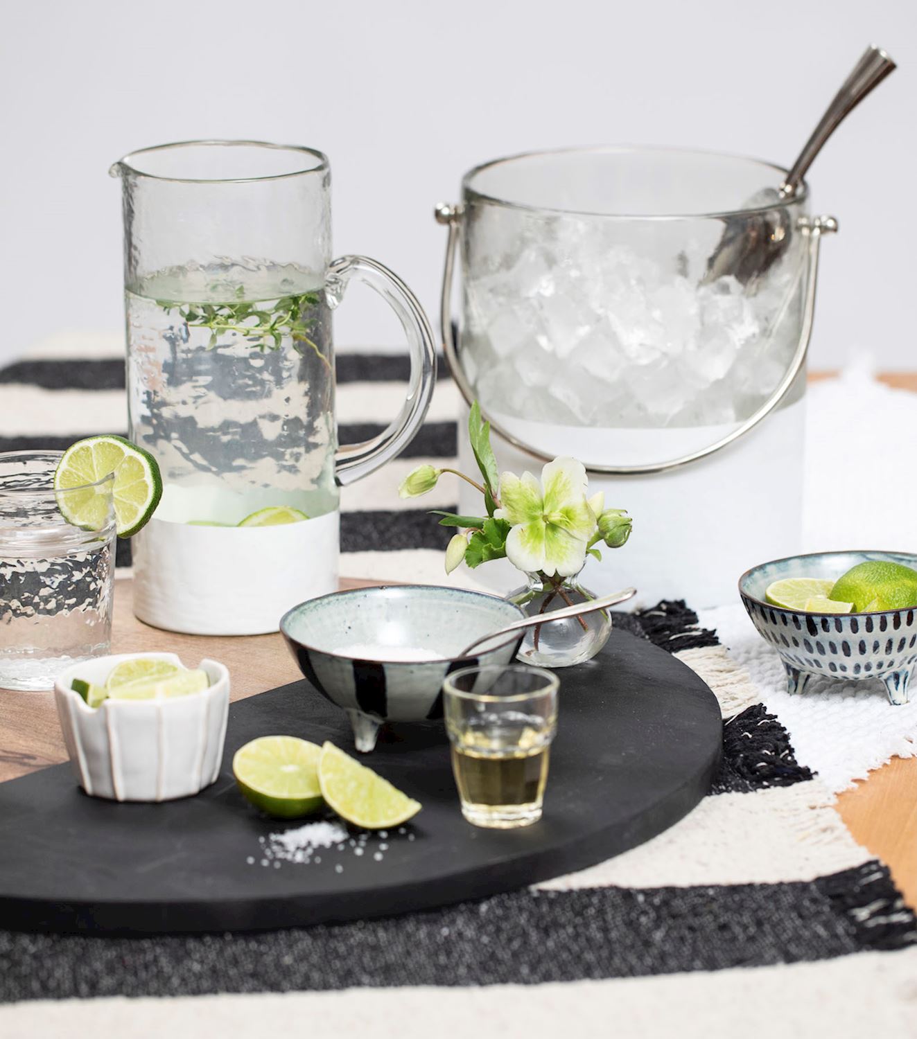 The Porch Mud Pie Two-Tone Glass Pitcher