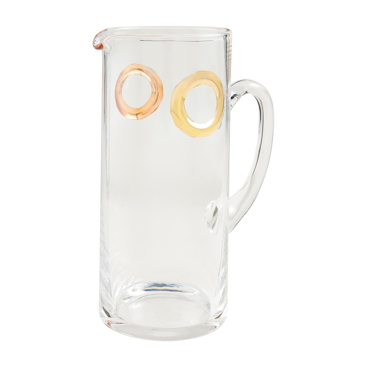 The Porch Mud Pie Gold Ring Pitcher