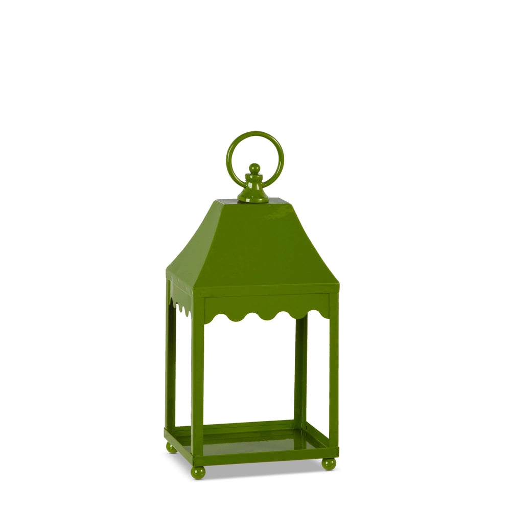 The Porch Raz Small Dark Green Lantern