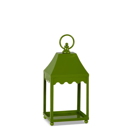 The Porch Raz Small Dark Green Lantern