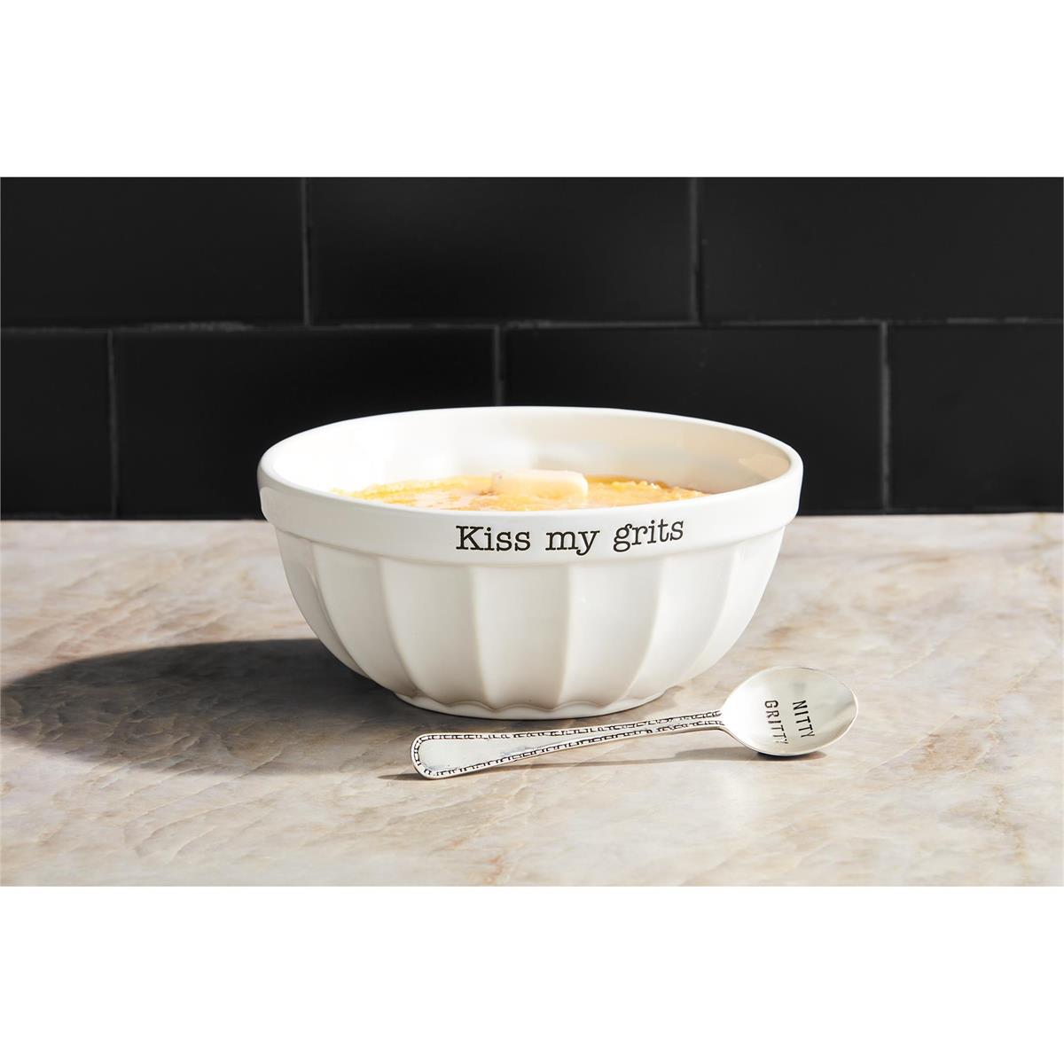 The Porch Mud Pie Grits Bowl Set