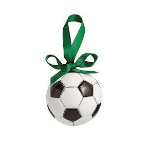 The Porch Mud PIe Soccer, Baseball,  Football, and Golf Christmas Ornaments