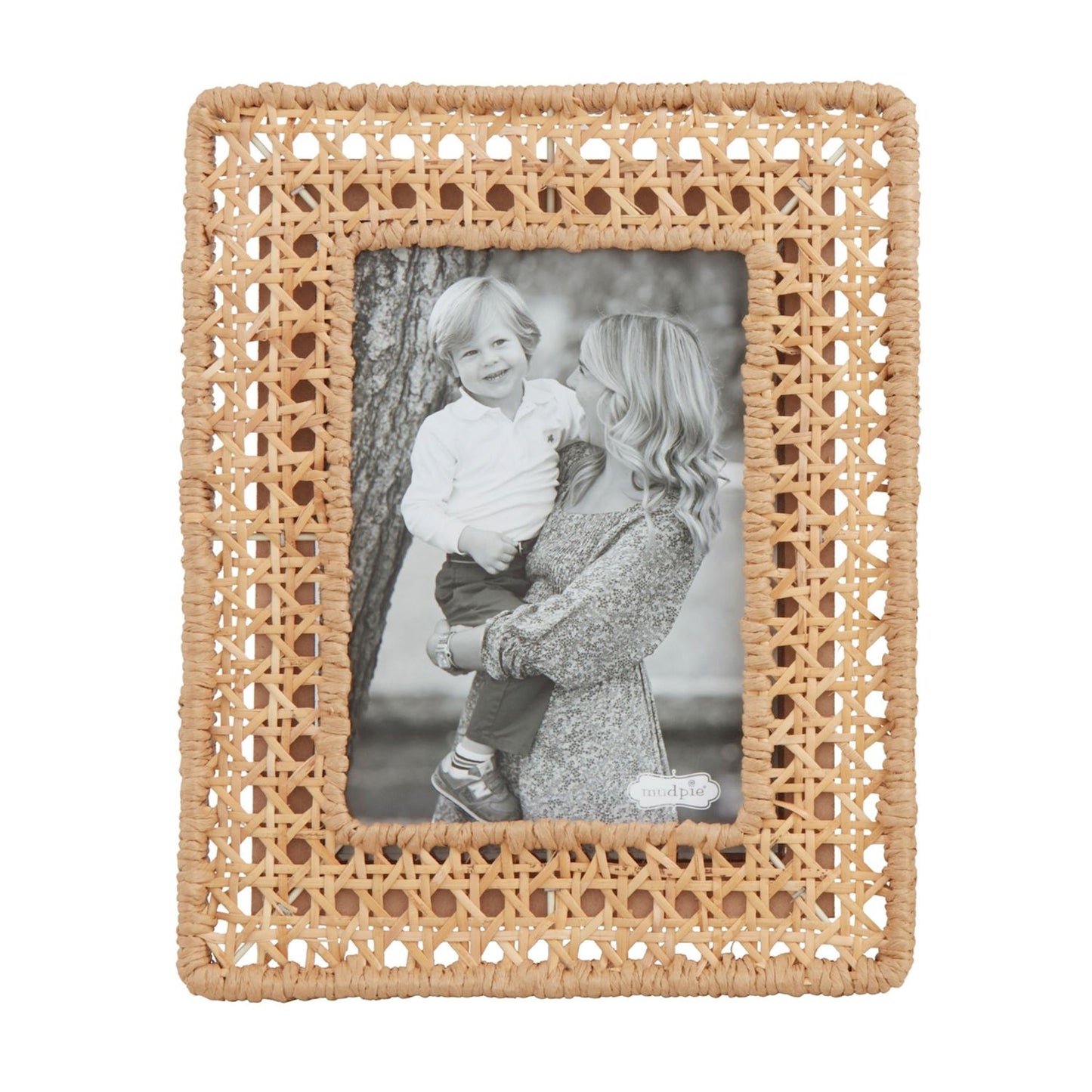 The Porch Mud Pie Woven Cane Frame, Large