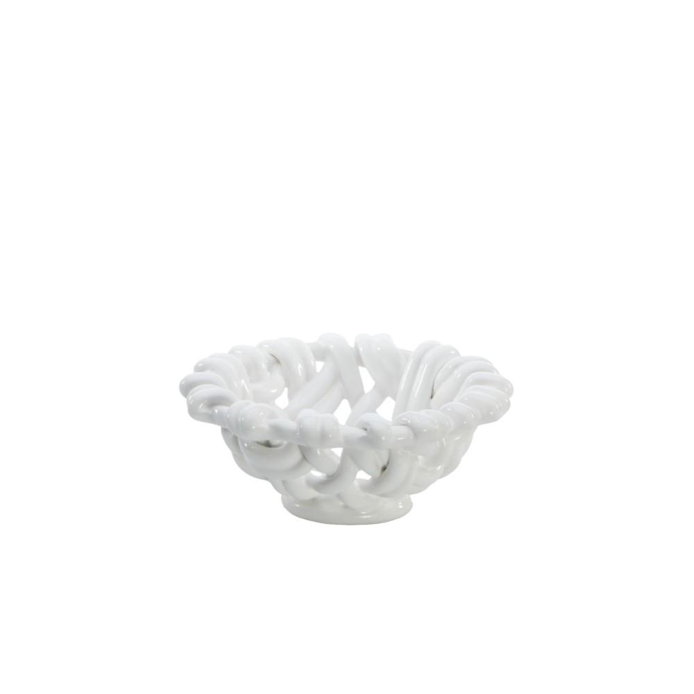 Skyros Woven Mini Basket White
