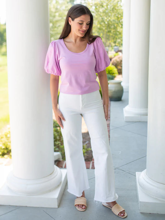 Michelle McDowell Lilac Shay Top