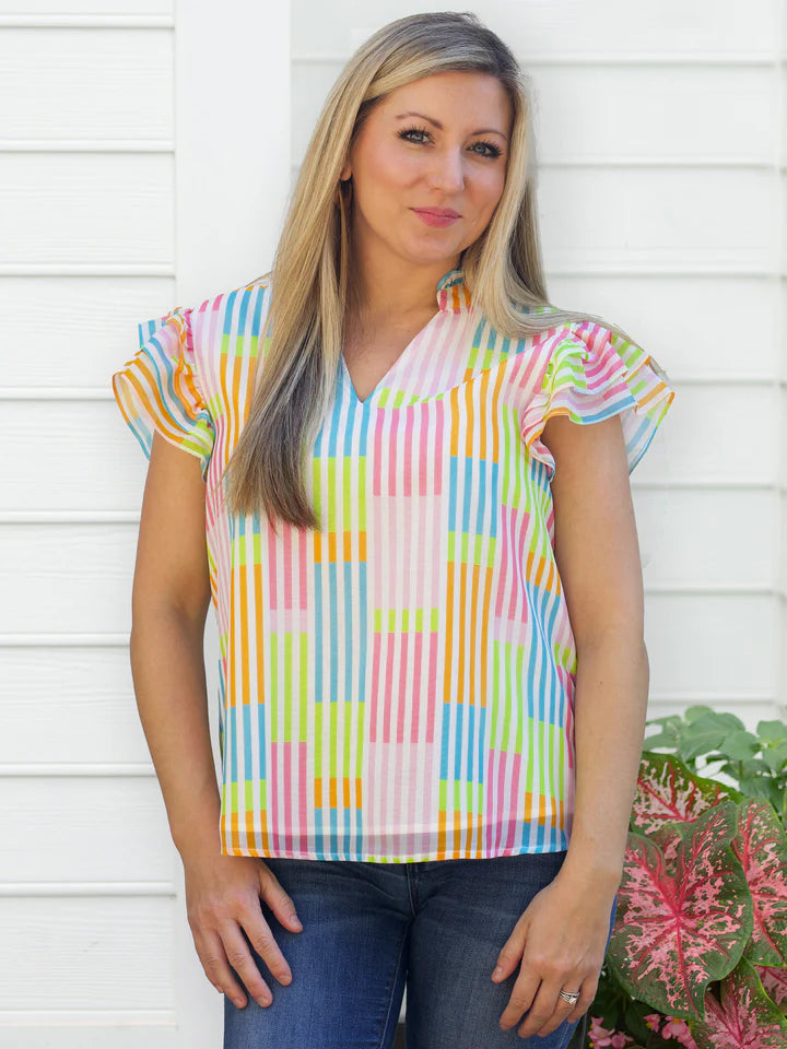 Michelle McDowell Boardwalk Multi Marley Top