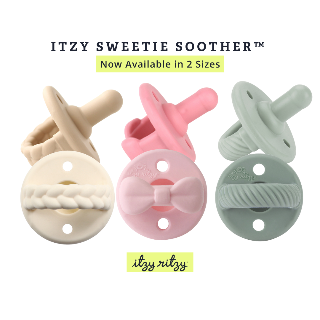 The Porch Sweetie Soother™ Pacifier Sets (2-pack): Robin's Egg Blue + Navy Cables