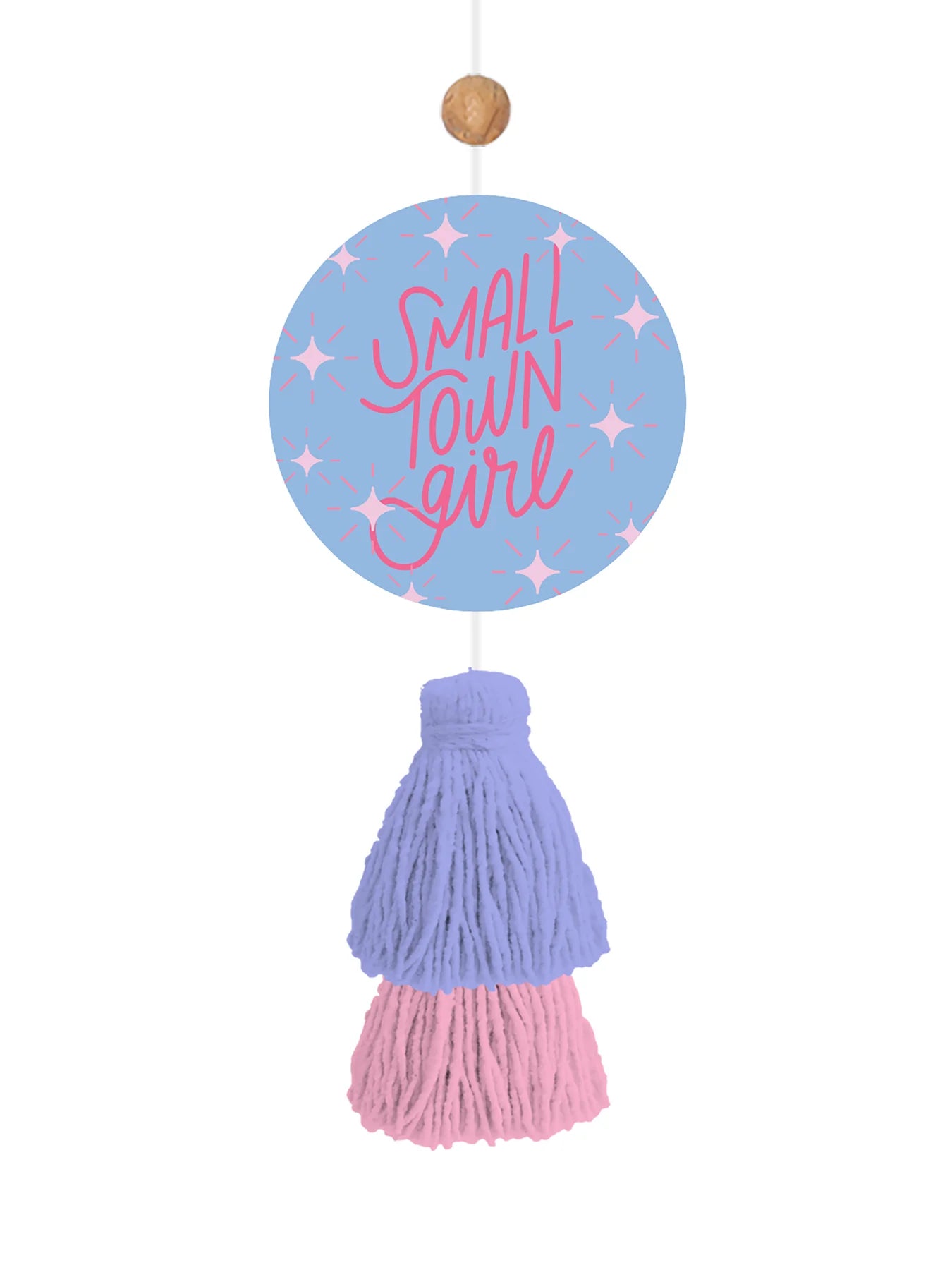 Mary square "Small Town Girl" Car Air Freshener