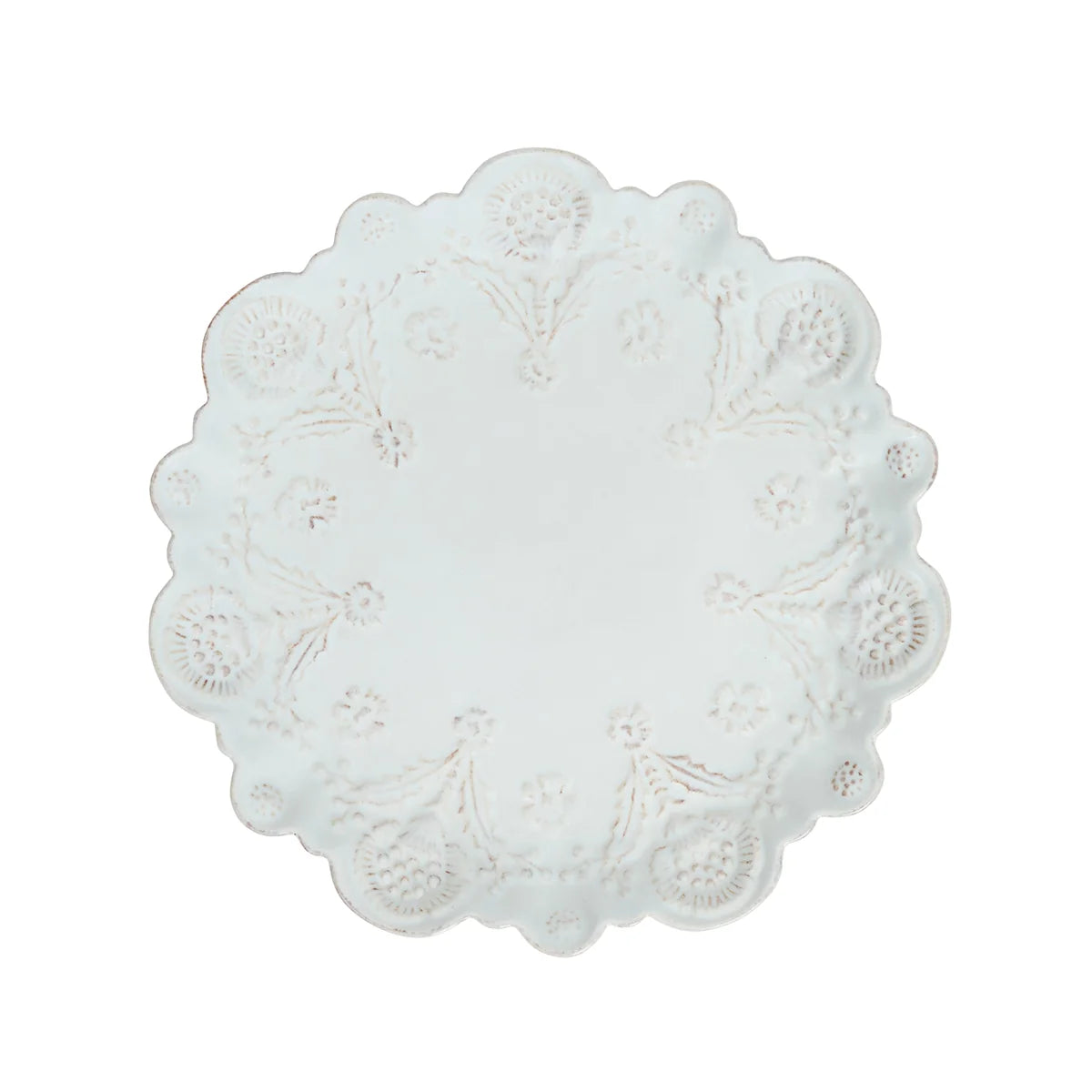 Juliska Thistle Dessert/Salad Plate - Whitewash