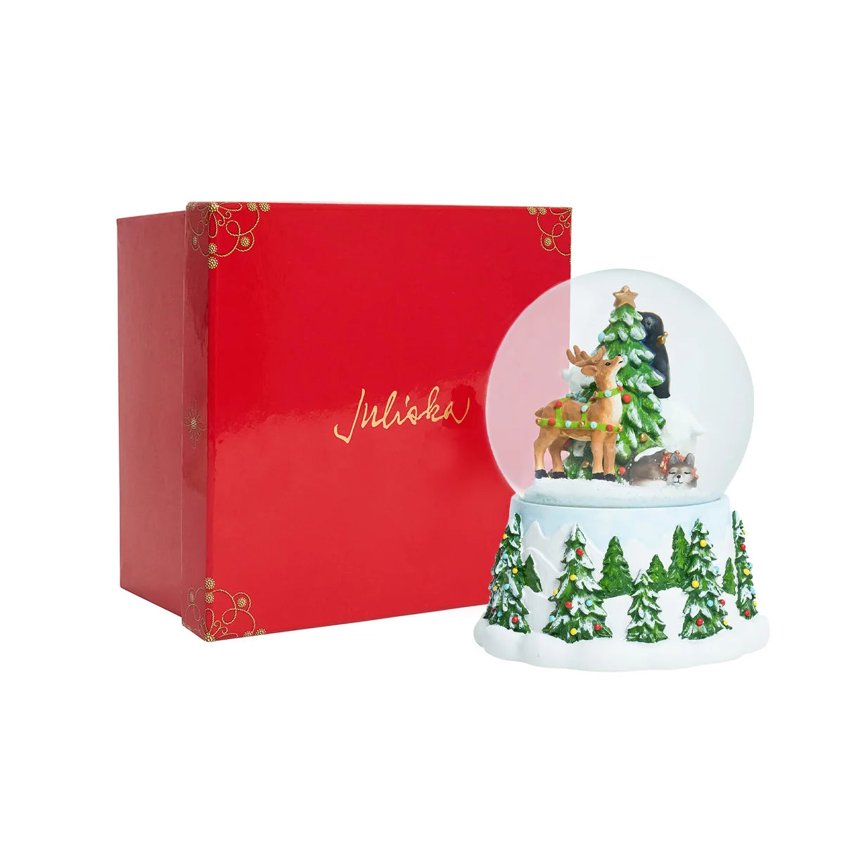 North Pole Animal Snow Globe