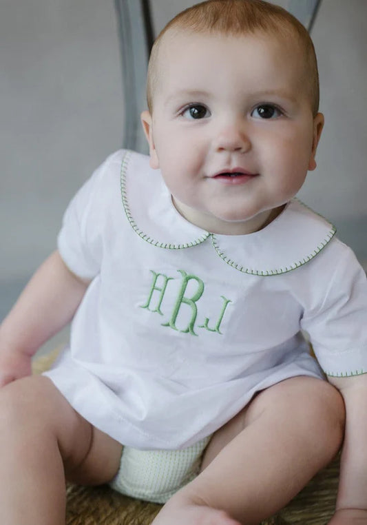 Little English Whipstitch Day Shirt 3 month