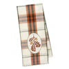 THE PORCH ACORNS & OAK LEAVES EMBELLISHED DISHTOWEL