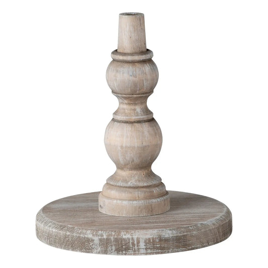 The Porch Glory Haus Neutral Wood Base for Toppers