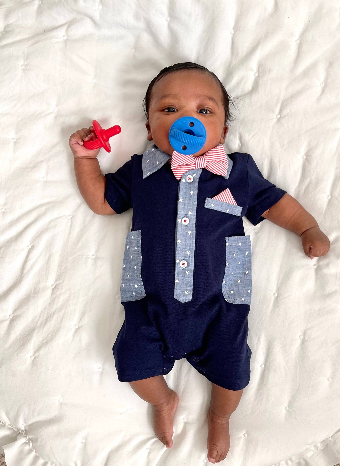 The Porch Sweetie Soother™ Pacifier Sets (2-pack): Robin's Egg Blue + Navy Cables