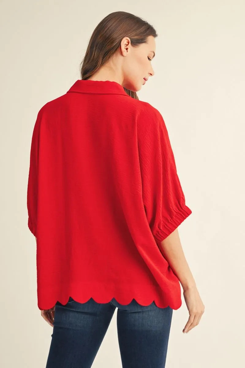 Game Day Dreams Short Sleeve Top