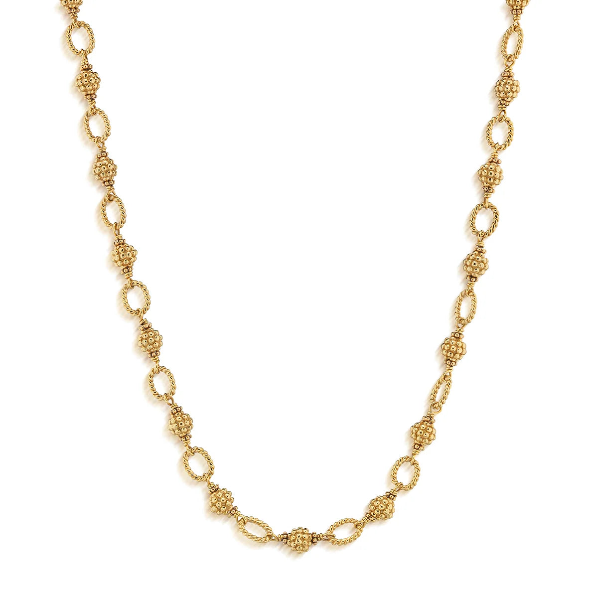Capucine De Wulf Berry Bead Chain, 18" - Gold