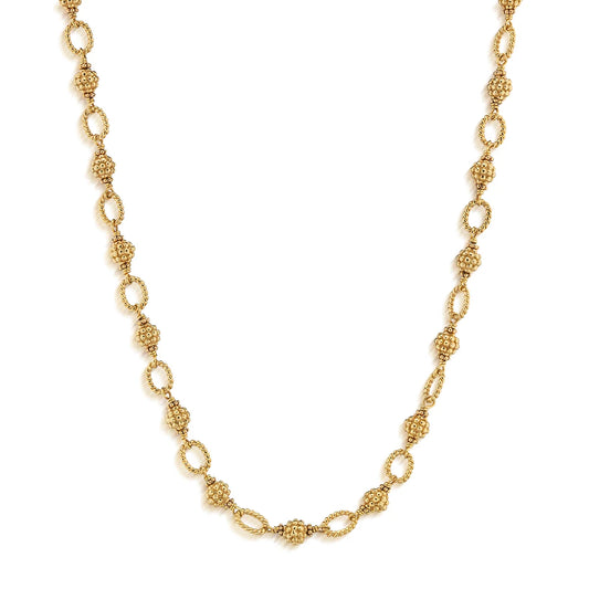 Capucine De Wulf Berry Bead Chain, 18" - Gold