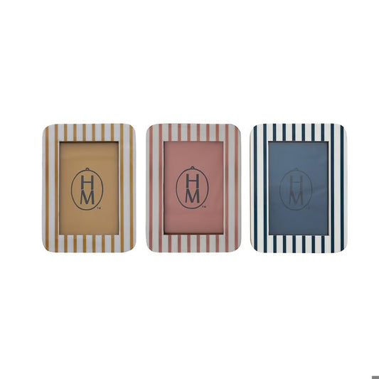 The Porch Hazel Mazel Striped Resin Frame