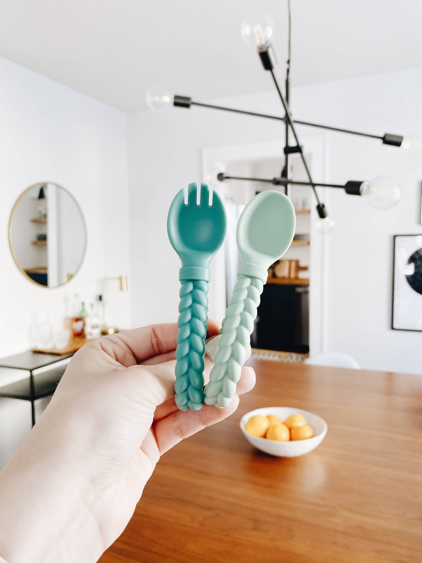 The Porch Sweetie Spoons™ Spoon + Fork Set: Pink