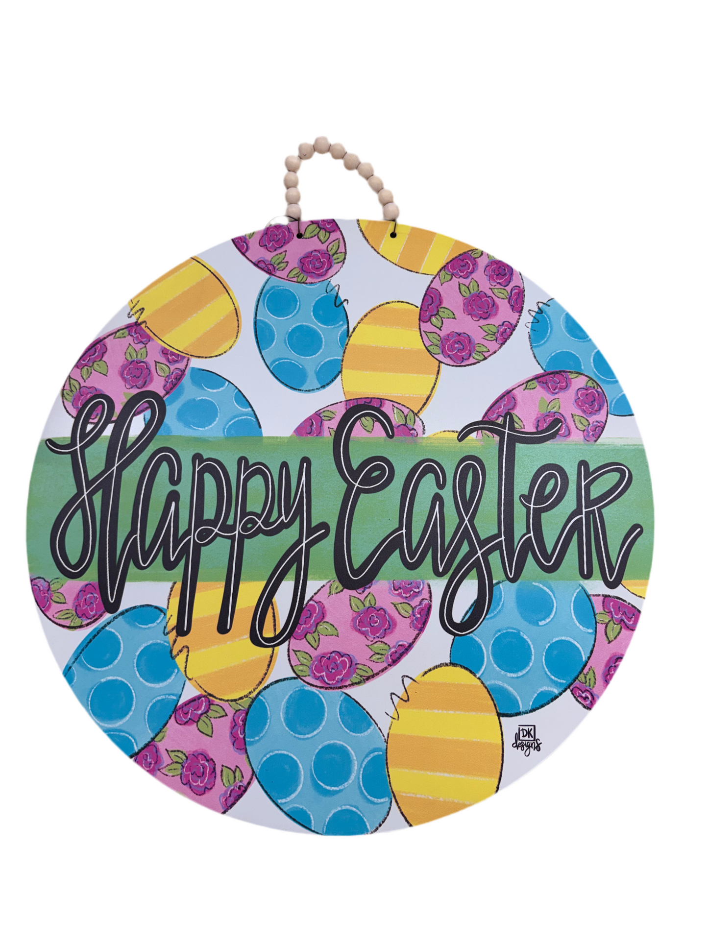 DK Designs Happy Easter Door Hanger
