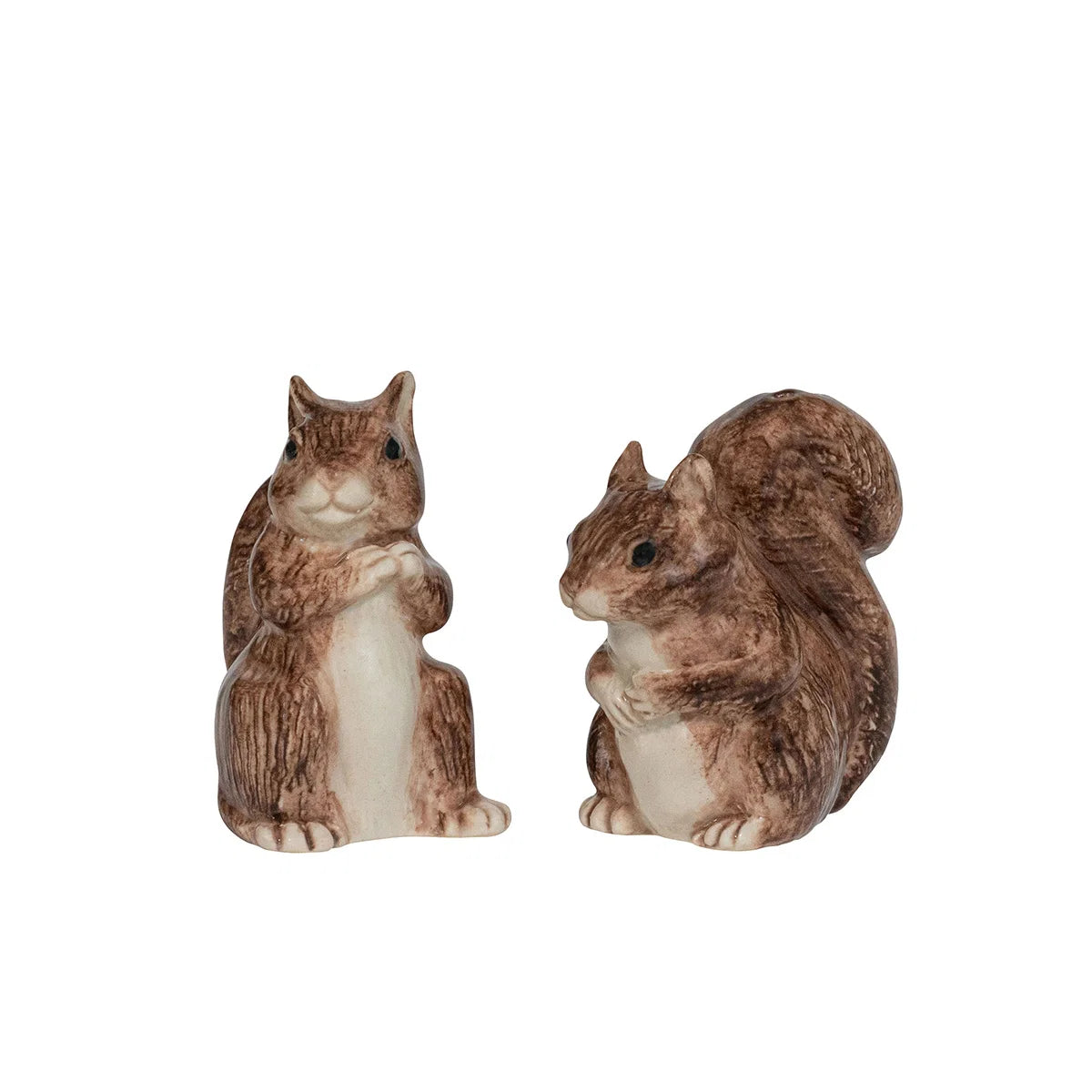 Juliska Clever Ceatures Squirrel Salt and Pepper Shakers Set/2pc