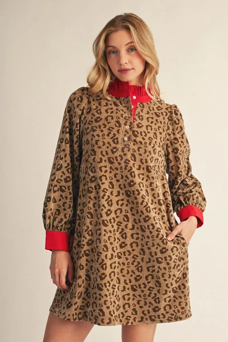 The Ruby Leopard Dres
