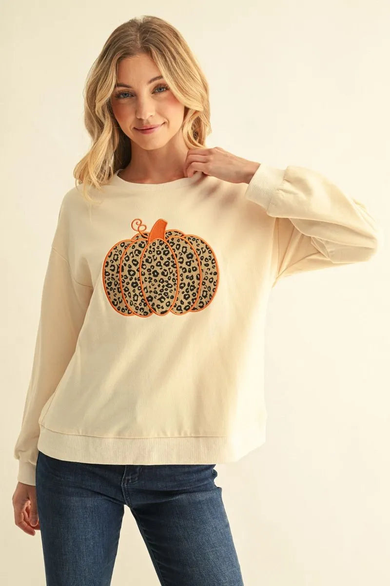 Pumpkin Patch Cream Sweatshirt