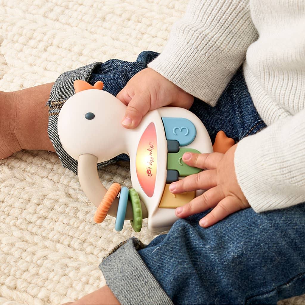 *The Porch NEW* Bitzy Tunes™ Goose - Light-up Interactive Piano Toy