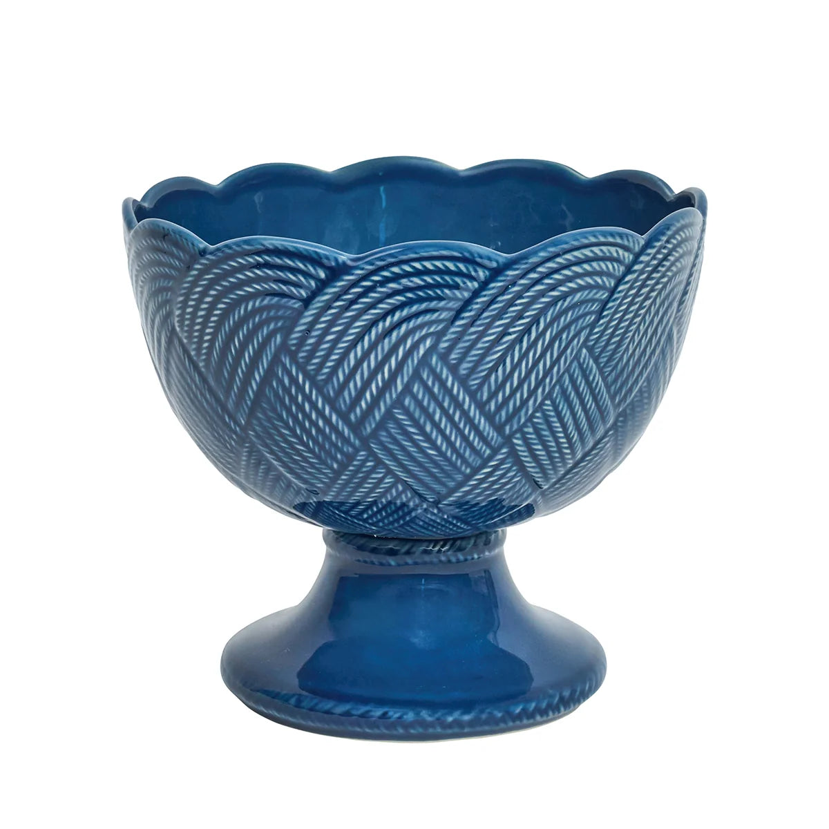 Juliska Le Panier Mystic Knot Footed Bowl - Denim