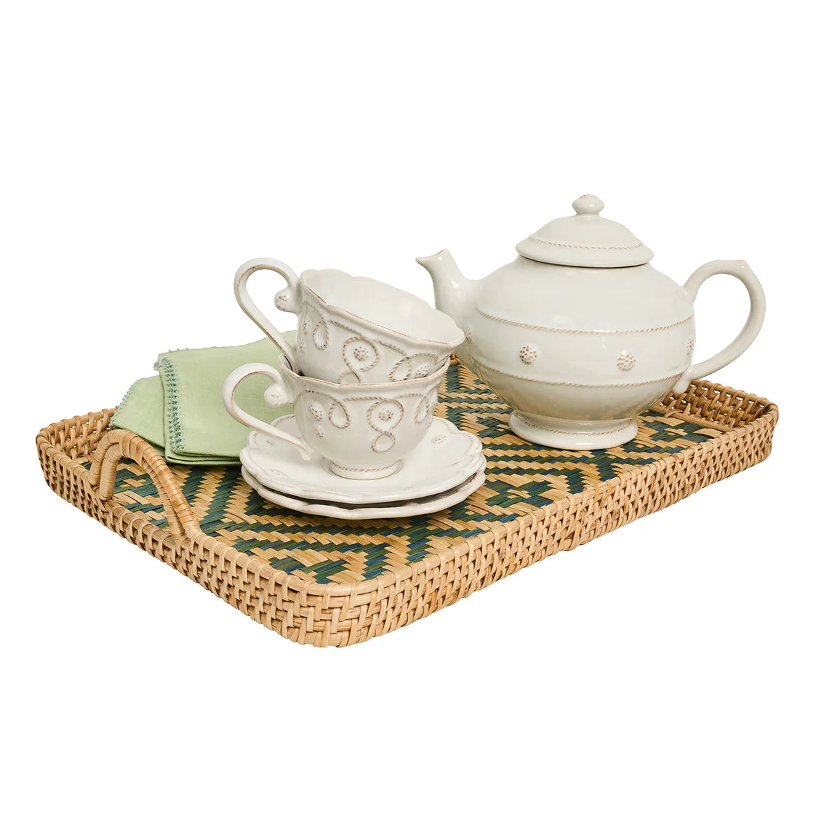 Juliska Villa Seville 21" Tray- Chambray