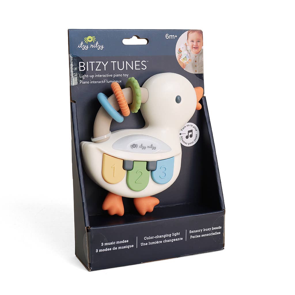 *The Porch NEW* Bitzy Tunes™ Goose - Light-up Interactive Piano Toy