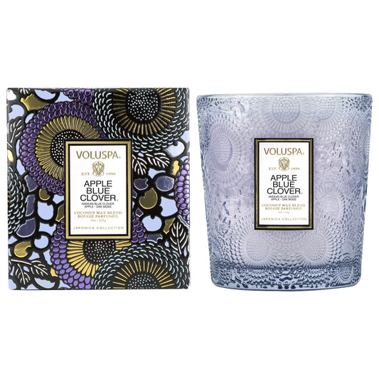 Voluspa Apple Blue Clover Classic Candle