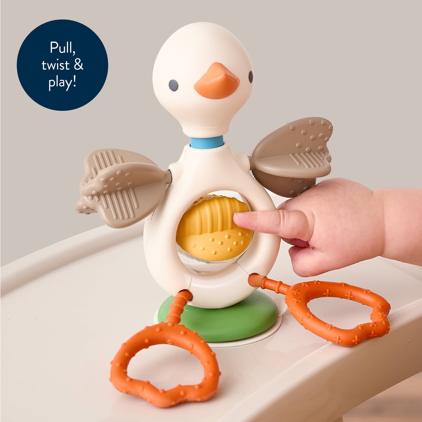 *The Porch NEW* Itzy Twist & Bop™ - High Chair Sensory Toy Goose