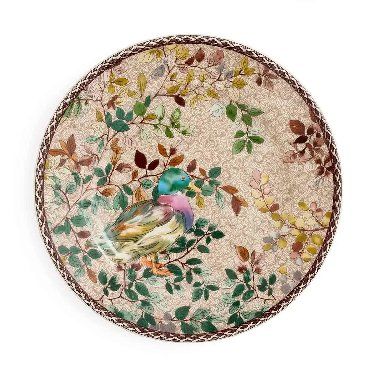 Spode Woodland Accents Salad 8" Mallard Duck