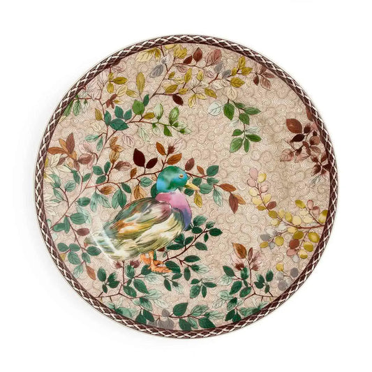 Spode Woodland Accents Salad 8" Mallard Duck