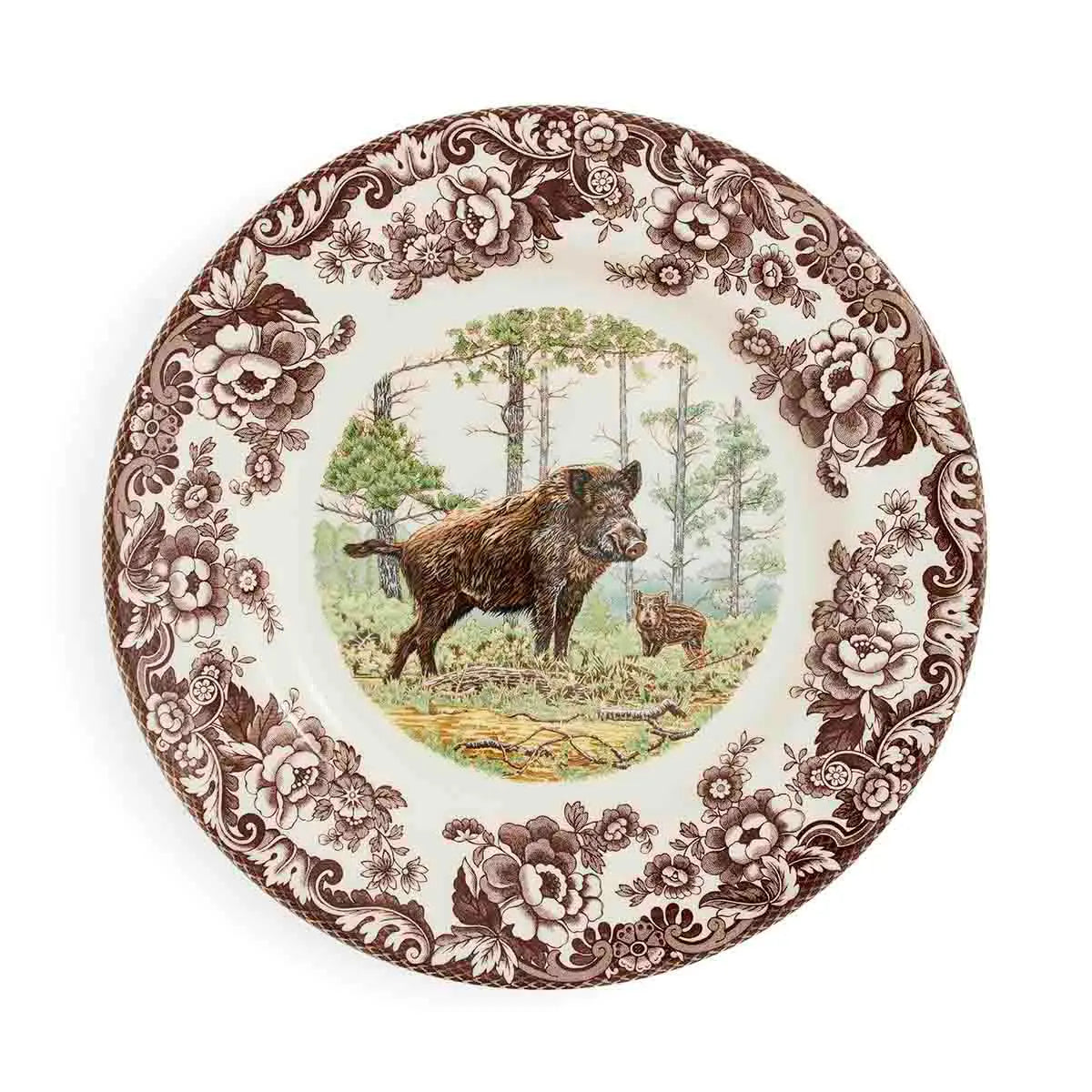 Spode Dinner Plate 10.5 inch. Wild Boar
