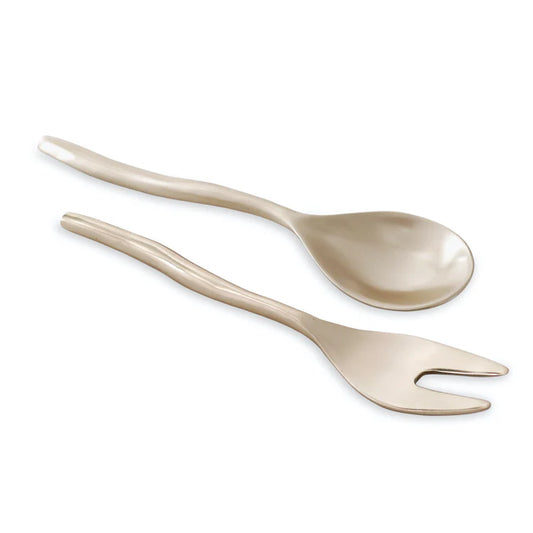 Beatriz Ball Maia Salad Servers (Gold)