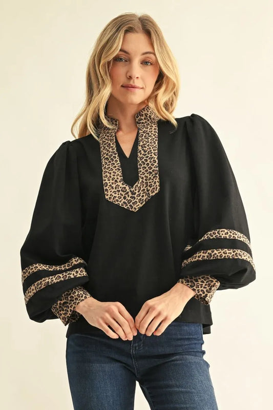 Cheetah Dreams Long Sleeve Top