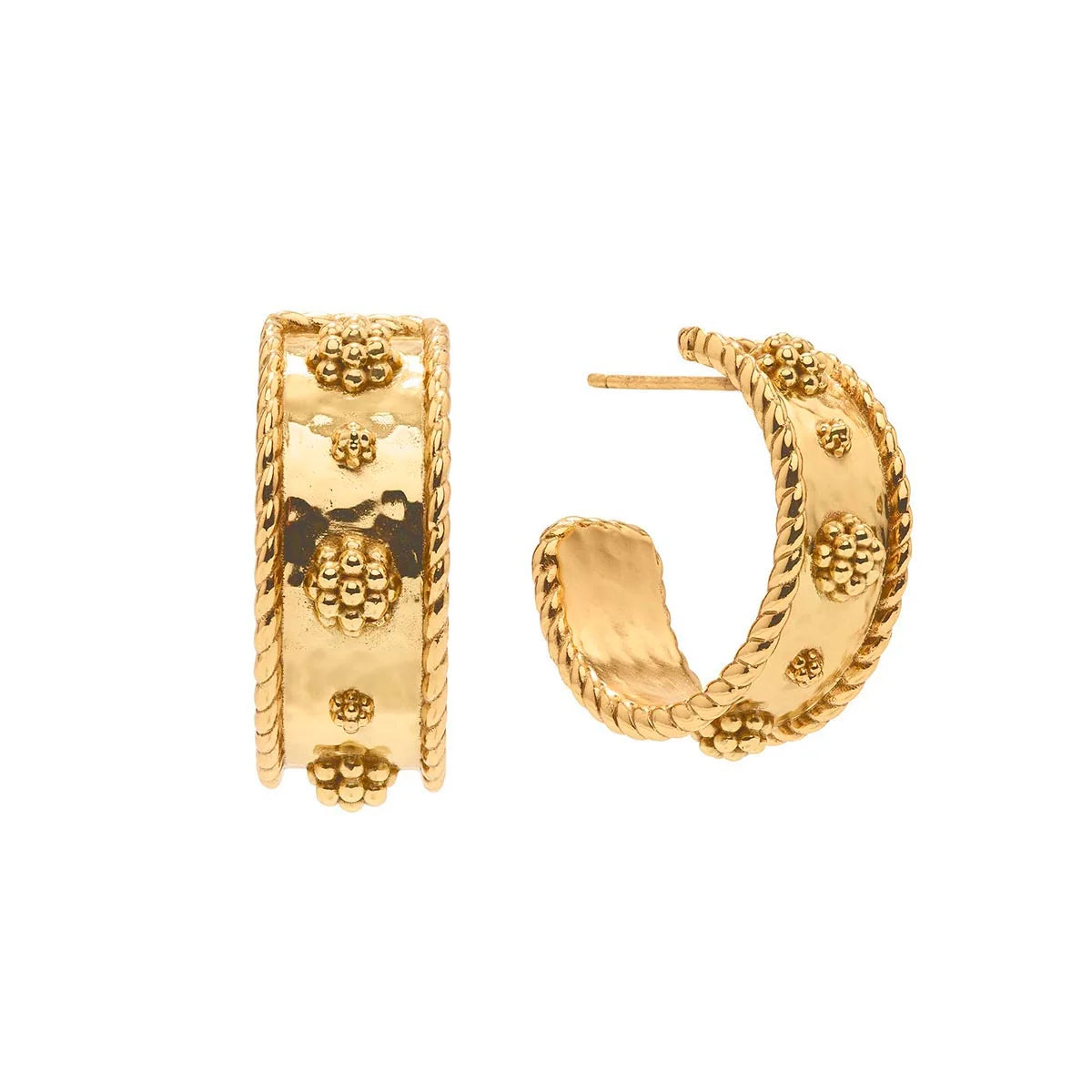 Capucine De Wulf Berry Classic Small Hoop Earrings -Gold