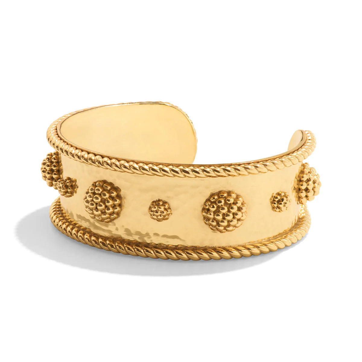 Capucine de Wulf Berry Cuff in Hammered Gold