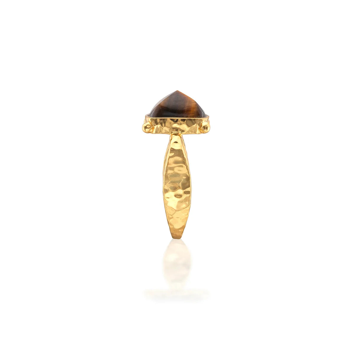 Capucine De Wulf Mystic Eye Gem Ring Tiger's Eye