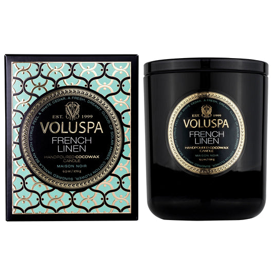 Voluspa French Linen Classic Candle