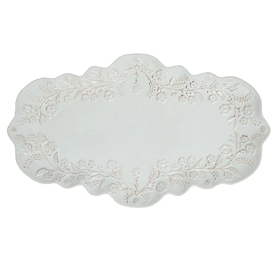 Juliska Thistle 16" Tray - Whitewash