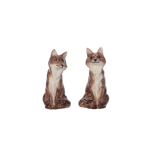Juliska Clever Creatures Fox Salt and Pepper Set/2pc