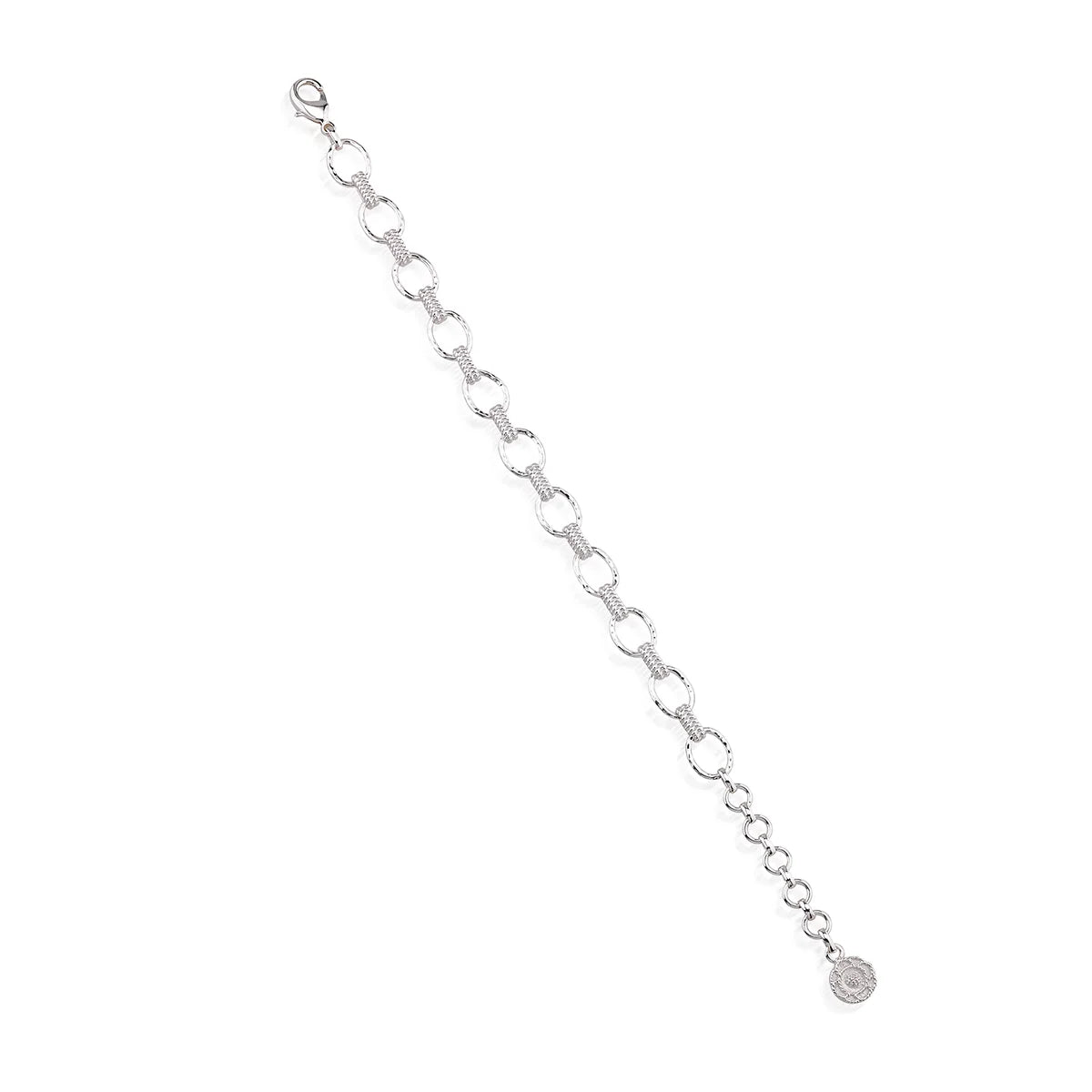 Capucine De Wulf Small Link Bracelet, 7"+1.5" - Silver