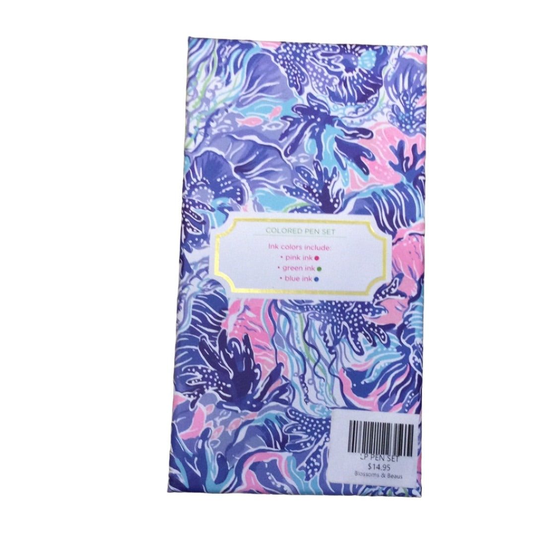 Lilly Pulitzer Colored Pen Set of 3