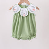 The Porch Sage Pumpkin Embroidered Bubble